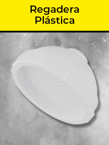 Regadera plastica